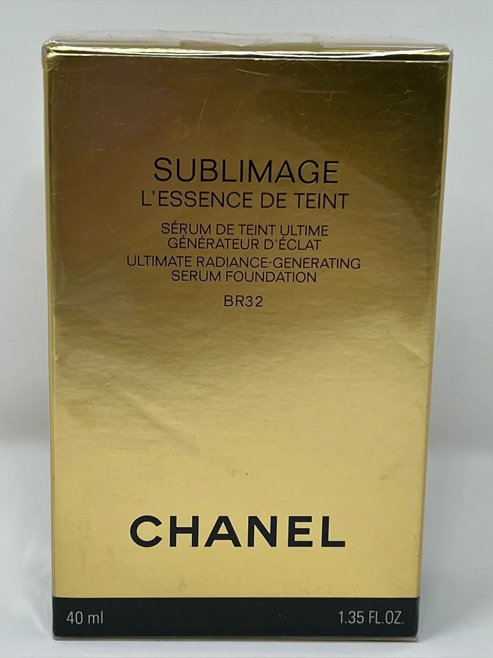 CHANEL Sublimage L’Essence de Teint Ultimate Serum Foundation, shade BR32, 40 mL